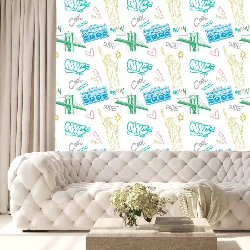 Behang New York stadspatroon