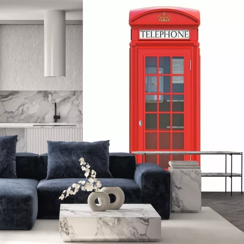 Sticker Rode telefooncel