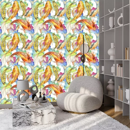 Behang Vissen in tropische wateren