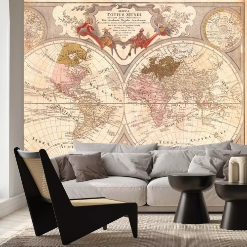 Sticker Kaart uit de 18e eeuw