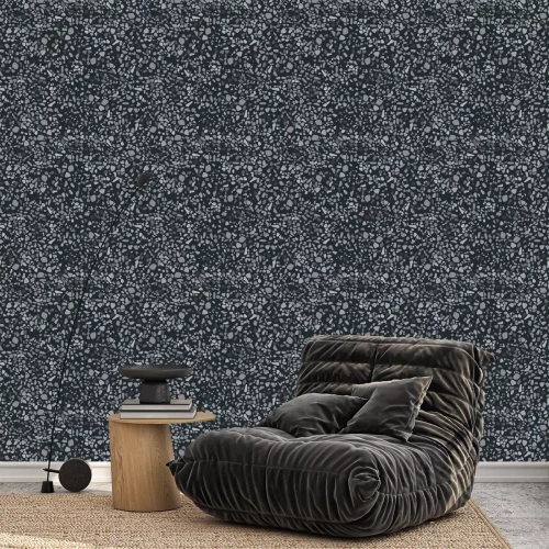 Behang Donker kleur asfalt