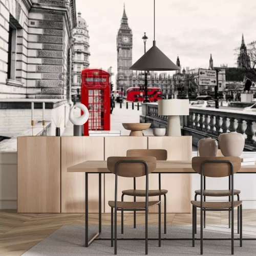 Fotobehang Telefooncel in Londen