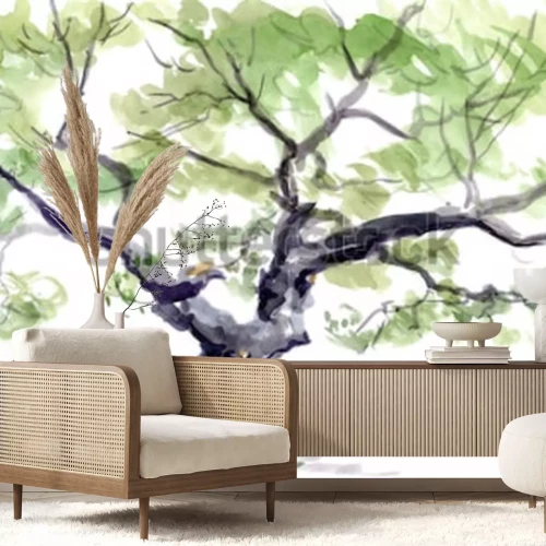 Sticker boom, waterverf