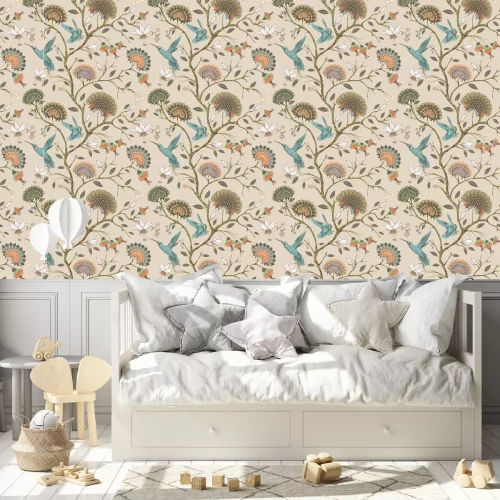 Behang Kolibrie thema