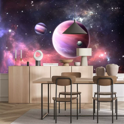 Sticker Planeten in de ruimte