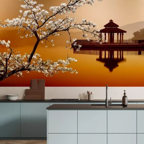 Fotobehang Meertempel in Taiwan