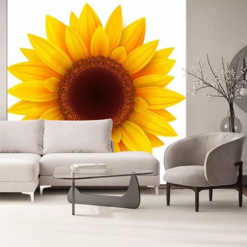 Sticker Grote zonnebloem bloem