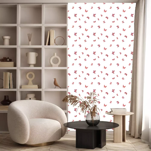 Behang Vector colorful flying butterfliesseamless pattern background