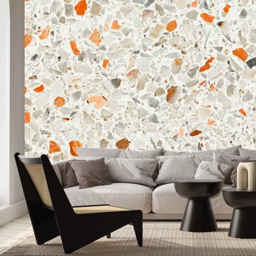 Fotobehang Terrazzosteen textuur