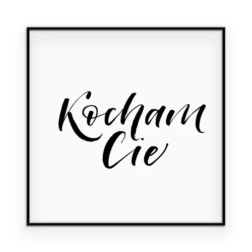 Poster Inscriptie met een liefdesbekentenis