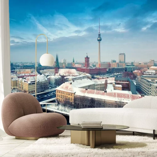 Fotobehang Winterlandschap van Berlijn