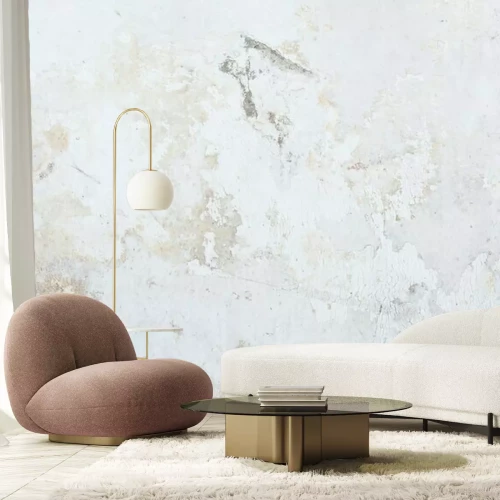 Fotobehang Lichte pleister op de muur