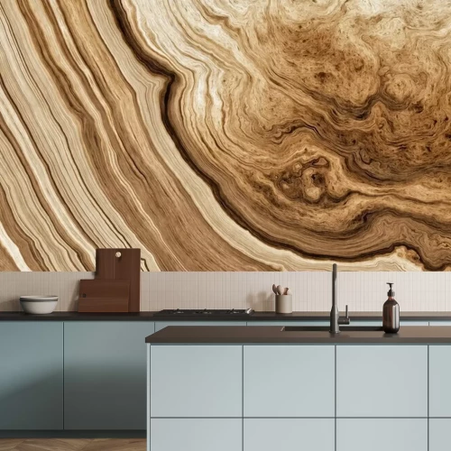 Fotobehang Houtnerf ca.