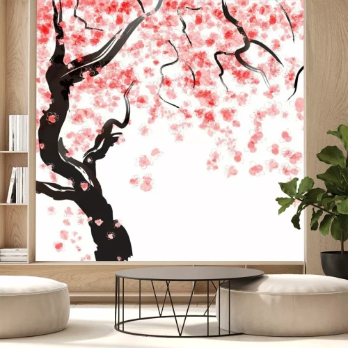 Sticker Bloesem van de kersenboom