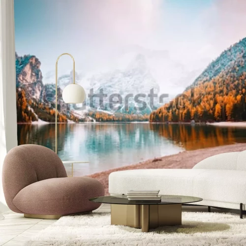 Fotobehang Bergen natuur en groen