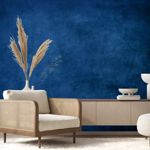 Fotobehang Donkerblauwe achtergrond met textuur