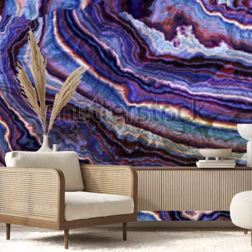 Sticker Tabby Gem Texture Background - Fractal Art