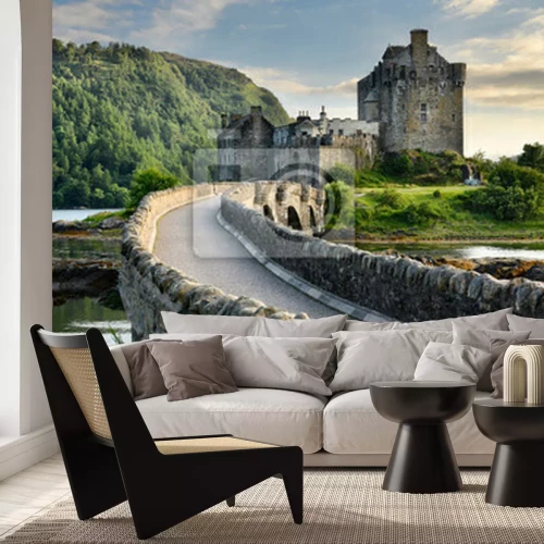 Fotobehang Historisch kasteel in Schotland