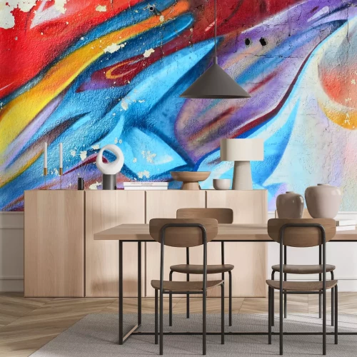 Fotobehang Abstracte graffiti