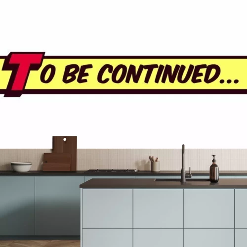 Sticker Komische pop-art belettering