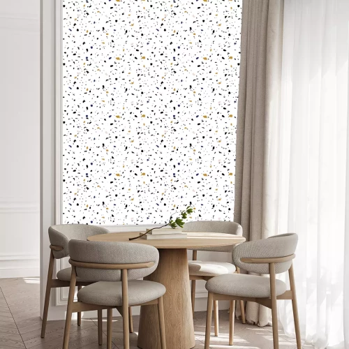 Behang Licht terrazzopatroon