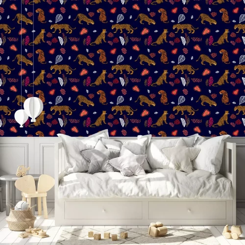 Behang Darkness in jungle.