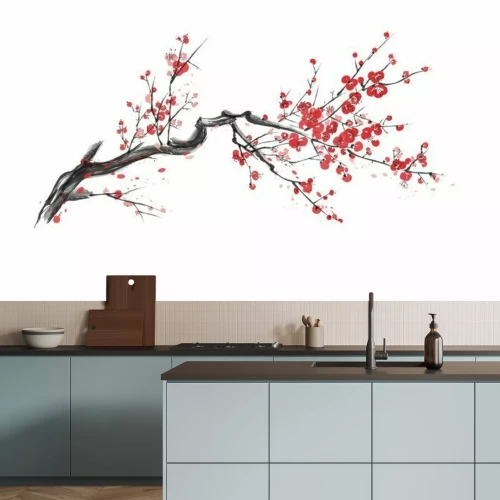 Sticker Bloeiende kersentak