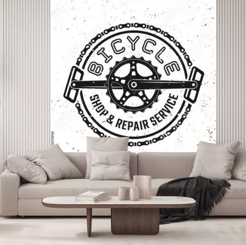 Sticker Stijlvolle fietsservice