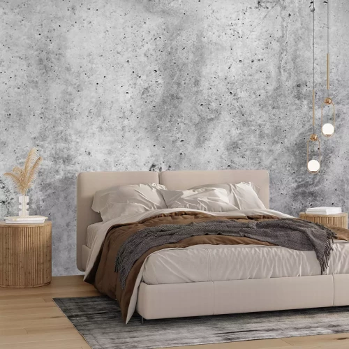 Fotobehang Grijs oud beton