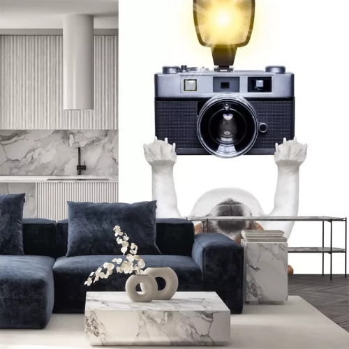 Sticker hondfotograaf