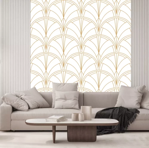 Fotobehang Vintage minimalistische Art Deco