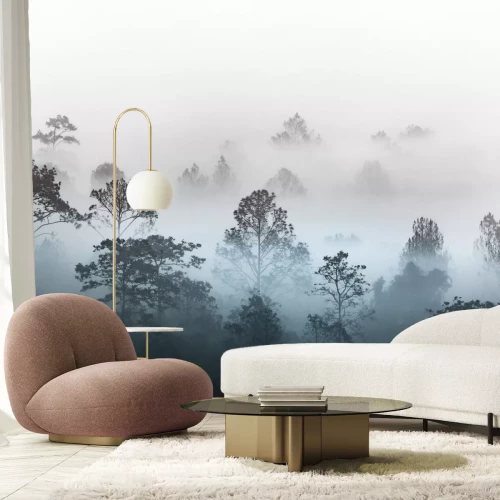 Fotobehang Jungle in de mist