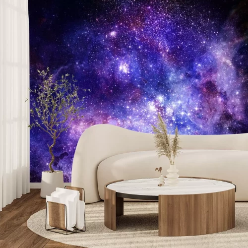 Fotobehang Paarse wolken in het heelal