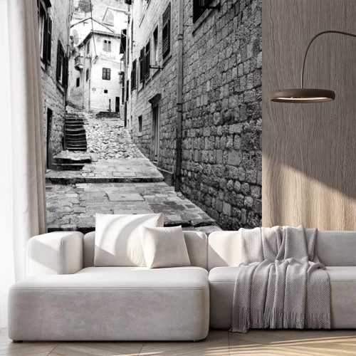 Fotobehang Oude straat