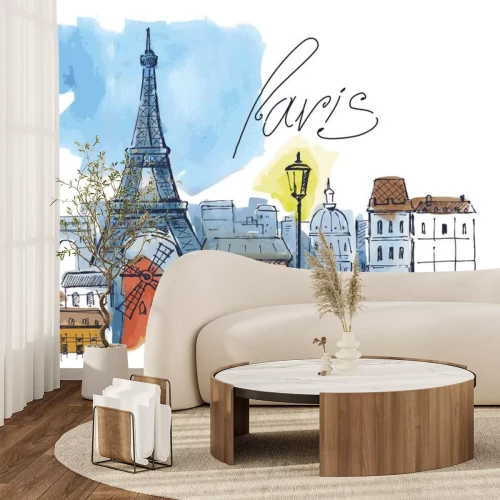 Sticker vector paris