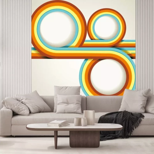 Sticker Grungy retro-achtergrond met plaats voor uw tekst