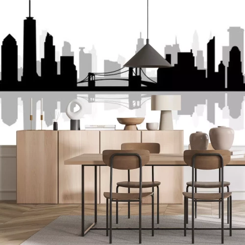 Sticker New York City Skyline SIlhouette