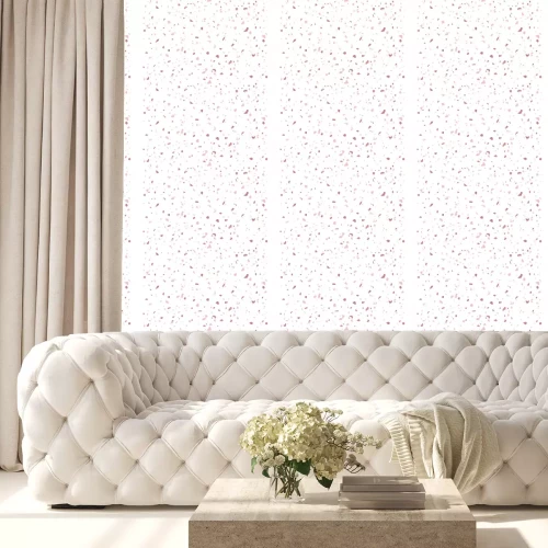 Behang Fijne 3D-decoratieve steen met subtiele kleuren