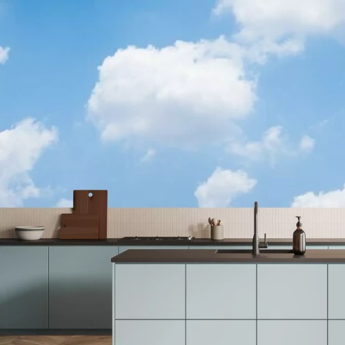 Fotobehang Wolken en blauwe lucht