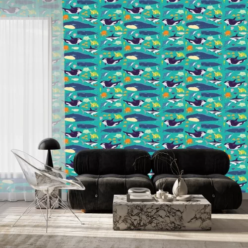 Behang Zeevis