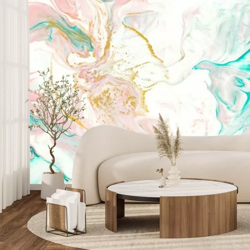 Fotobehang Abstract woelig marmer