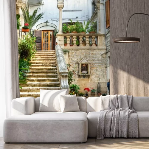 Fotobehang De Ritiis Hof .. Giovinazzo. Apulië.