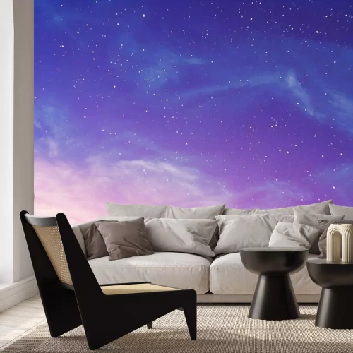 Fotobehang De kleuren van de avondlucht