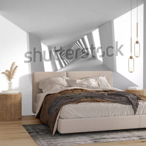 Fotobehang Ruimtelijke tunnel