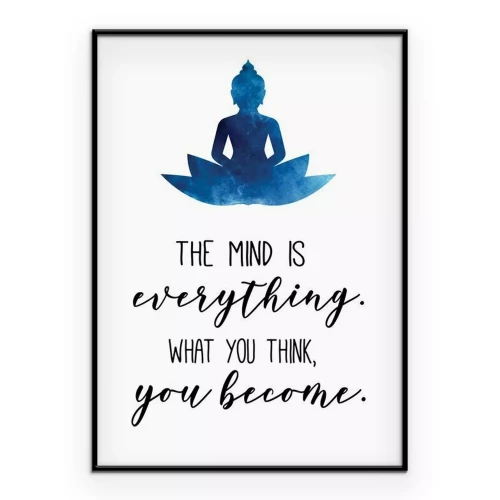 Poster Inspirerende quote van Boeddha