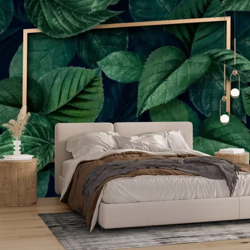 Fotobehang Bosplanten