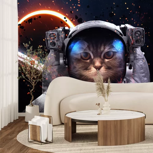 Fotobehang Astronaut kat