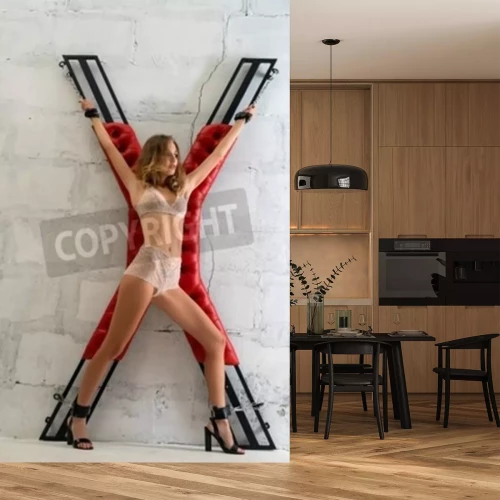 Fotobehang Naakte erotische vrouw