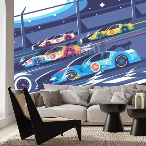 Sticker Sports car competitions