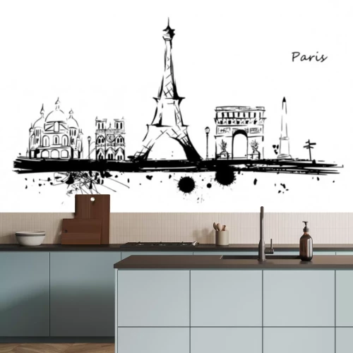 Sticker Paris monumenten ligne